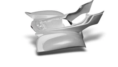 Kotflügel für Yamaha YFM 660 R Raptor carbon weiß - Bild 1 von 2