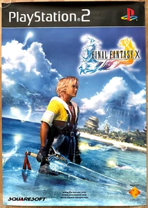 Final Fantasy X (2001) RARE PS2 59cm x 84cm Promotional Poster - Picture 1 of 2