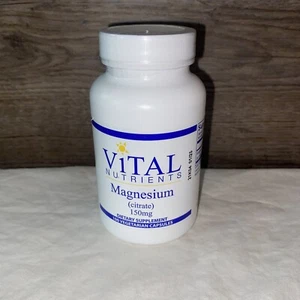 🔥SEALED🔥 Vital Nutrients Magnesium (citrate) 150 My, 100 Capsules, EXP 1/2025 - Picture 1 of 5