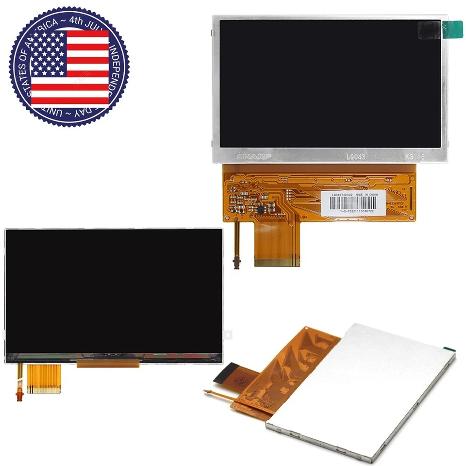 OEM Backlight LCD Screen Display Replacement For Sony PSP 1000 / 2000 / 3000 - Image 1 of 1