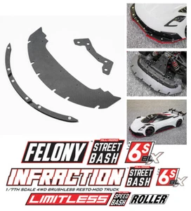 SPLITTER ANTERIORE ADATTO A BITTYDESIGN ARES-1 ARA320718 PER ARRMA 1/7 INFRAZIONE CRIMINE - Foto 1 di 5