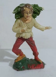 I103262 Pastorello Presepe - Statuina in plastica NARDI - Uomo con cesta - Bild 1 von 2