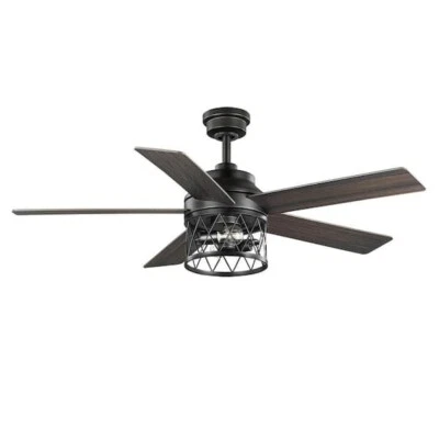 PARTS ONLY North Grove 52 in Matte Black Ceiling Fan Replacement Parts - Image 1 of 2