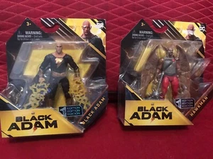 DC BLACK ADAM & HAWKMAN - 2 figuras de acción coleccionables - 1ª edición sellada - 4 pulgadas - Imagen 1 de 6