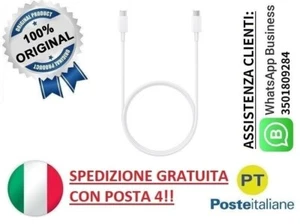 CAVO DATI ORIGINALE SAMSUNG EP-DG977BWE da TYPE C a TYPE C  RICARICA DATI FAST - Foto 1 di 1