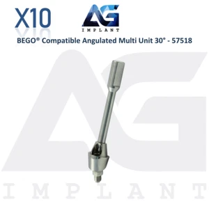 10 Protesi Angolate Multi Unità 30° Compatibili con BEGO® - 57518 Laboratorio Odontotecnico - Foto 1 di 4