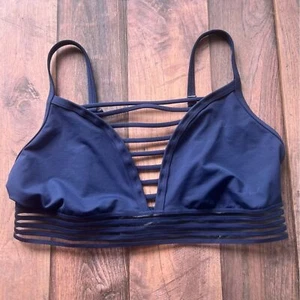 Victoria's Secret Pink Ultimate Women's Strappy Blue Bralette S-DD - Picture 1 of 10