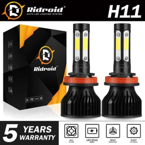 4-Side H11 H9 LED Headlight Super Bright Bulbs Kit 360000LM HIGH/LOW Beam 6000K - Picture 1 of 23