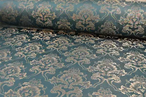 Möbelstoff Bezugsstoff Polsterstoff Meterware Stof Jacquard Ornament Barock Rank - Bild 1 von 8