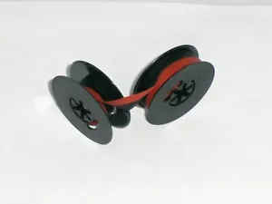 Vintage Portable Manual Royal Typewriter Spool Ribbon Black/Red 2" X 1/2 - Picture 1 of 1