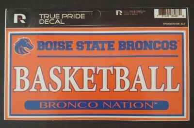 Calcomanía Rico Industries Collegiate Boise State Broncos Baloncesto True Pride 4"x6" Foto 1 de 2