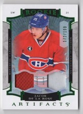 2016-17 Upper Deck Artifacts Rookie JERSEY PATCH JACOB DE LA ROSE /199 Montreal