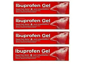 4X50g Mentholatum UK ORIGINAL Anti-inflammatory 5% Gel Rapid Pain Relief