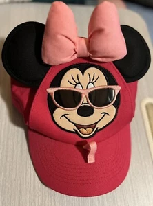 Walt Disney World Rosa Caliente Minnie Mouse Gorra de Béisbol Ajustable Sombrero Niño Pequeño Nuevo con Etiquetas - Imagen 1 de 5