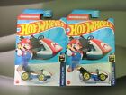 Hot Wheels Standard Kart Mario Cart [Lot Of 2: One For Play & One For Display]