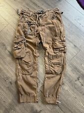 Vintage Polo Ralph Lauren Pants 33/30 (34x28 Actual) Brown Paratrooper Cargo