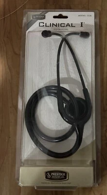 Stethoscope Prestige Medical Clinical 1, Lifetime Warranty 31” Long Latex Free  - Image 1 of 4