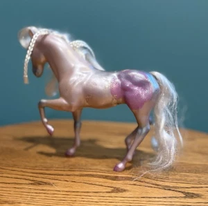 Pre Owned Vintage Chloe Gray Fashion Star Fillie Precious Horse Figurine  - Picture 1 of 5