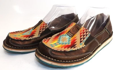 Ariat Aztec Cruiser Loafer Southwest Blanket & copper Slip On - Ladies size 8.5B - Image 1 of 4
