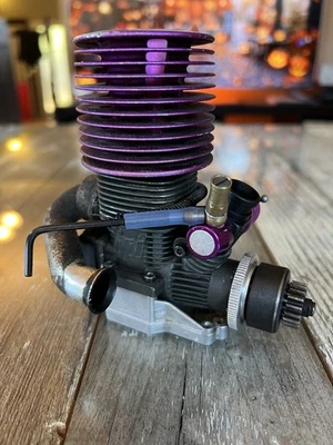 HPI Savage X 4.6 GT Nitro Engine with Roto Starter Heat Sink, Slide Carb, Exhost - Image 1 of 4