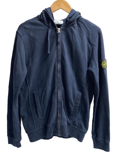 Stone Island Felpa con Cappuccio Zip Uomo Cotone Medio Navy 811563520 #EG ADA