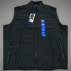 Banana Republic Men's Full Zip Sleeveless Lined Vest, Black, Size L - Picture 1 of 4