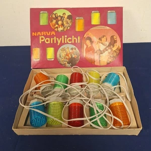 Alte Narva Partylicht 10 teilig in OVP DDR Zeit - Bild 1 von 5