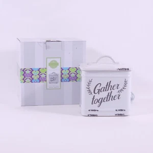 Scentsy Gather Together Element Wax Warmer Farmhouse Rustic Ceramic Retired NIB - Picture 1 of 11