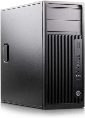 HP Workstation Z240 SFF Core i7-6700 32GB RAM 1TB SSD Black A Grade - Image 1 of 4