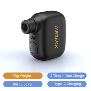 AIRBANK Pocket SE Mini Luftpumpe Akku Elektrisch für Fahrrad Presta Schrader - Bild 1 von 3