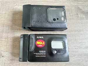 RARE Aiwa Cassette Player/Recorder JX-705 Walkman + Case Collectable - Faulty - Picture 1 of 14