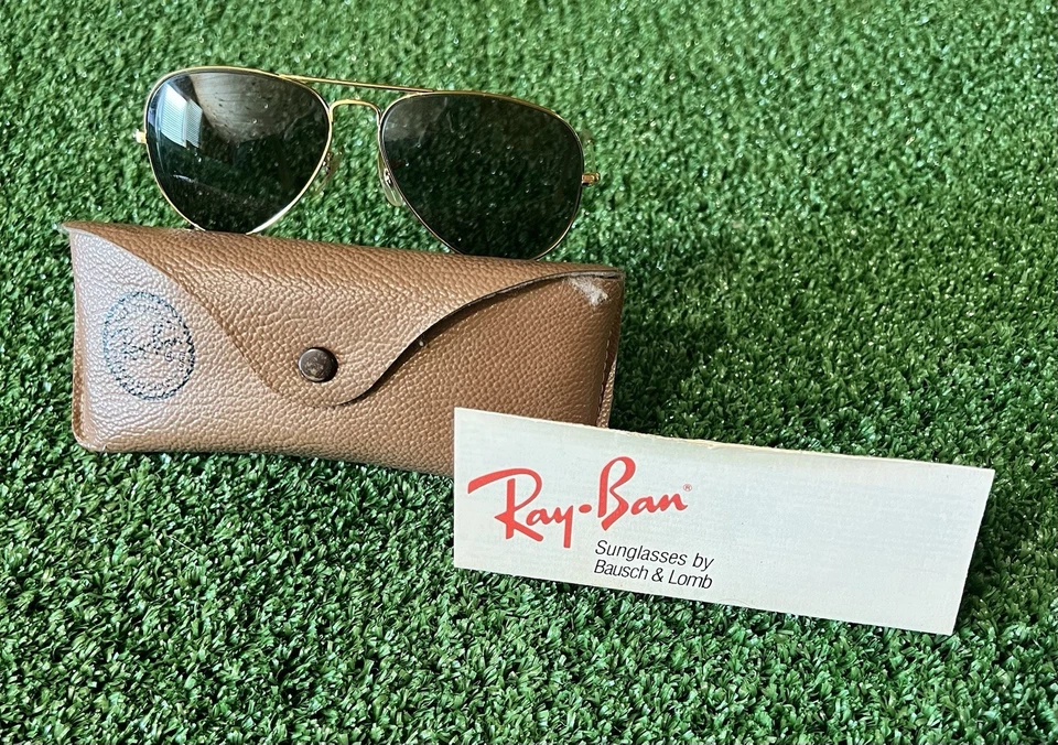 De colección Años 70/80 LO 205 B&L Ray-ban Aviator Dorado EE. UU. Foto 1 de 4