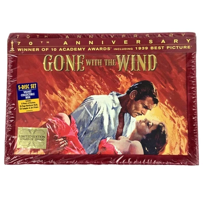 Gone With the Wind DVD 5-Disc Set, 70th Anniversary Ultimate Collectors Box Set - Image 1 of 4