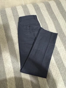 Banana Republic "Slim Fit" Größe 32x32 marine mit Hahnentrittmuster Hose Pants - Bild 1 von 6
