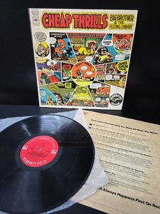 Big Brother & The Holding Company Cheap Thrills 1968 LP Vinyl 1st Press EX/VG++ - Picture 1 of 15
