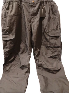 TBY Cargo Work Pants – Men’s 44W x 32L – Gray Outdoor Utility Chino – Rugged Fit - Picture 1 of 24