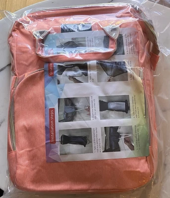 Mochila naranja claro nueva en paquete Traveling Living portátil para bebé Traveling Living Foto 1 de 4