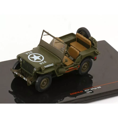 Jeep Willys MB 1943 Olive Ixo Model 1/43 clc567N.22