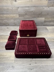 Gucci Store Display Set Jewelry Box Gucci Box Velvet - Picture 1 of 6