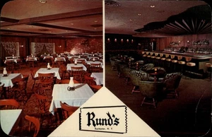 Rochester,NY Rund's Restaurant & Lounge Monroe County New York Postcard - Picture 1 of 2