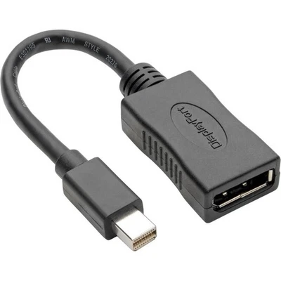 Keyspan Mini DisplayPort to DisplayPort Adapter-4K x 2K @ 60 Hz, Keyspan, Black, - Image 1 of 4