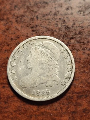 1835 Capped Bust Silver Dime, Philadelphia     inv05    d857bs - Image 1 of 2