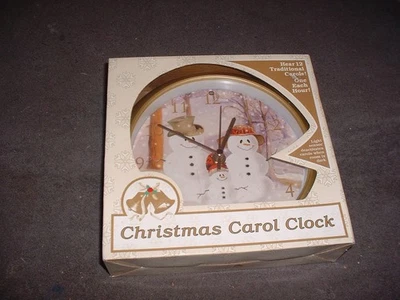 Feldstein Reloj de Pared Viol de Navidad Sensor de Luz 12 Canciones Nuevo en Caja Original Foto 1 de 4