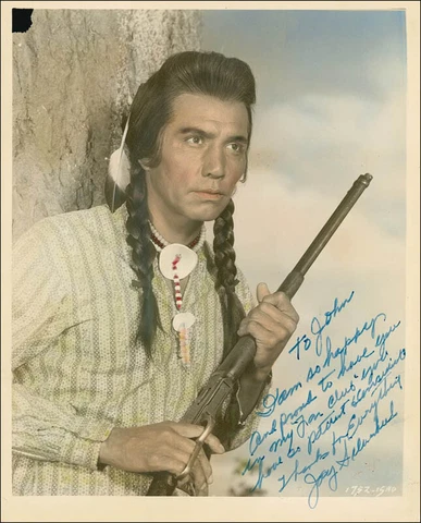 JAY "TONTO" SILVERHEELS - AUTOGRAPHED INSCRIBED PHOTOGRAPH Cover