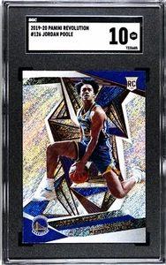 2019-20 Panini Revolution #26 Jordan Poole Rookie SGC 10 GEM MINT RC - Picture 1 of 2