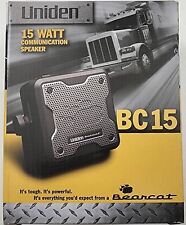 Uniden BC15 Bearcat 15 Watt External CB Radio / Scanner Speaker with 3.5mm Plug