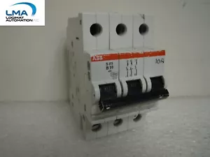 ABB S273-B10 CIRCUIT BREAKER 3-POLE 10kA 400V 10A - Picture 1 of 3
