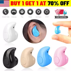 Mini Wireless Bluetooth 4.1 Ohrhörer In-Ear mit Mikrofon Stereo Kopfhörer Sport Headset - Bild 1 von 14