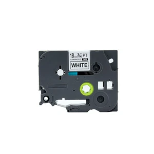 Nastro etichette compatibile con Brother nero su bianco TZ241 PT-1750 1830VP 1850 18R - Foto 1 di 6