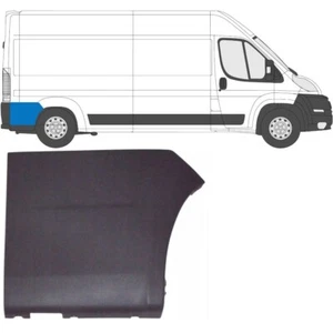 FIAT DUCATO BOXER RELAY JUMPER 2006- MOULDING TRIM PANEL REAR WING / RIGHT RH - Picture 1 of 3